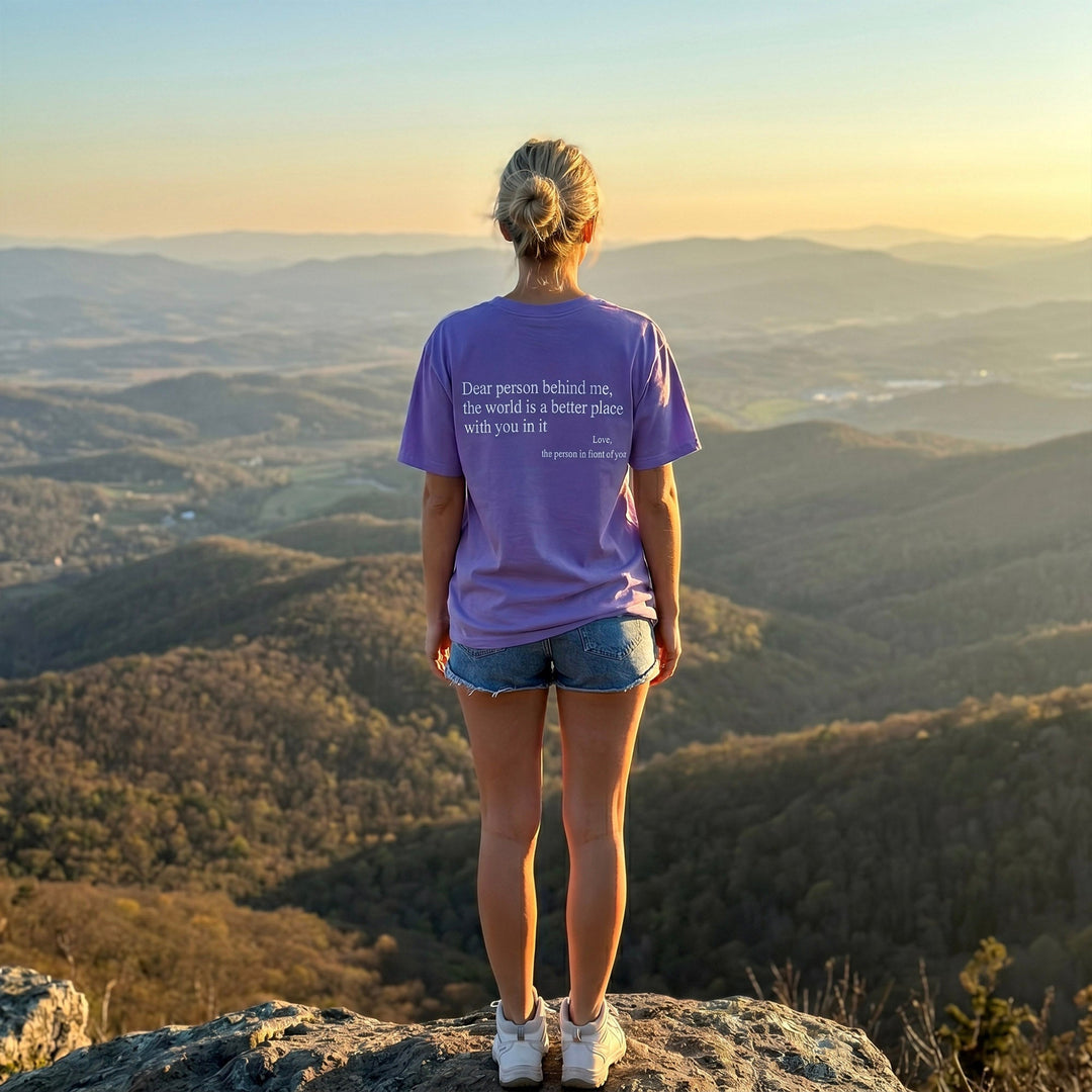 'You Are Enough' positive message t-shirt, a soft unisex tee for self-love & casual style.