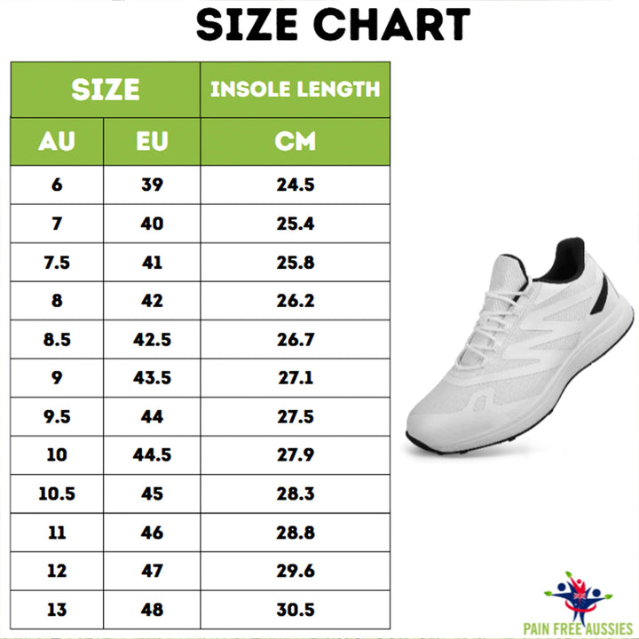 Men's golf shoes featuring air cushion technology for ultimate comfort & long-lasting wear.