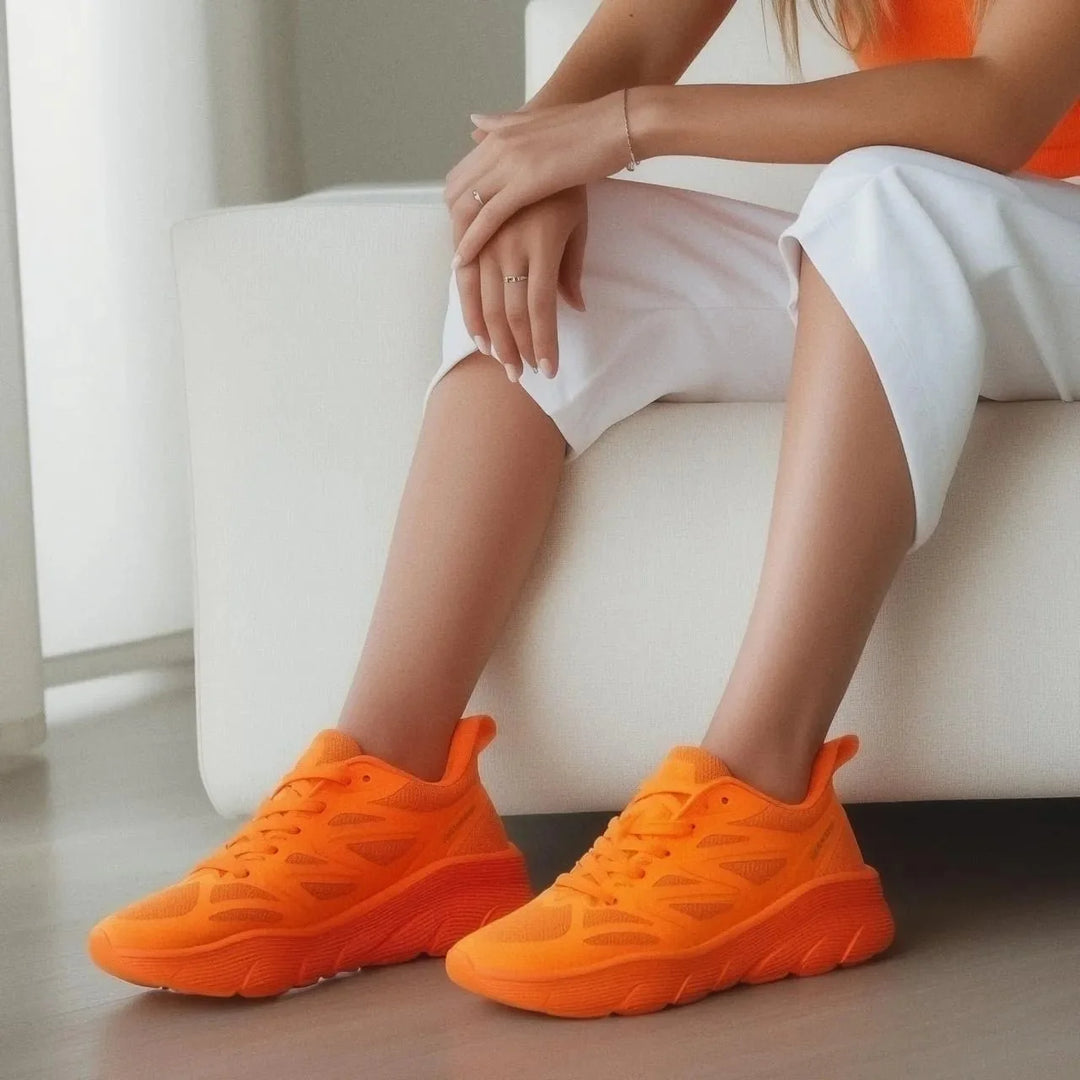 Women's daily wear comfort shoes with orthopedic balance, great for walking & active lifestyles.