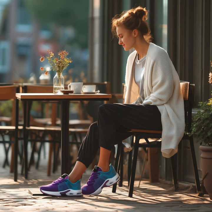 Cushioned unisex daily wear shoes, providing superior arch support & comfort.