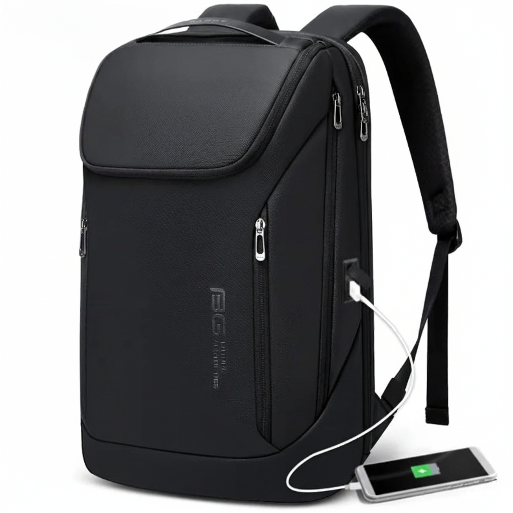 Padded laptop compartment in a unisex ProPack backpack, ideal for work, school, and secure tech protection.