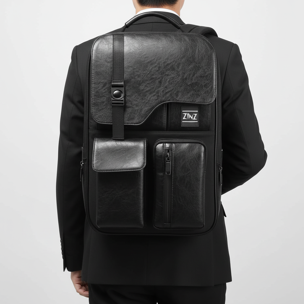 Unisex waterproof anti-theft backpack for laptops & travel. Durable, expandable, ideal for commuters.