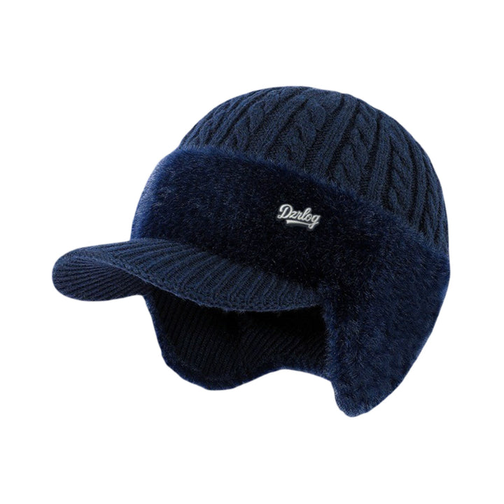Fashionable winter trapper hat with ear flaps, unisex, for staying warm and stylish outdoors.