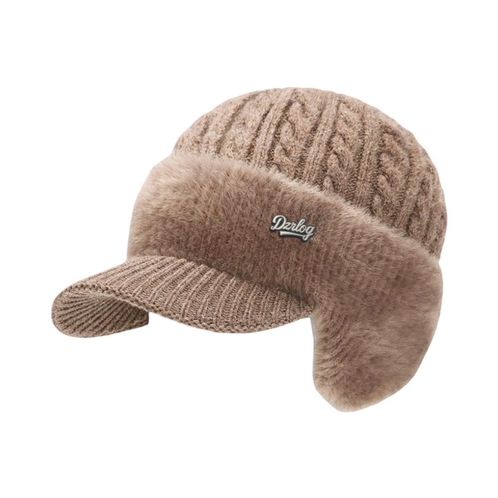 Outdoor adventure trapper hat with secure ear flaps, unisex, for maximum winter warmth and safety.