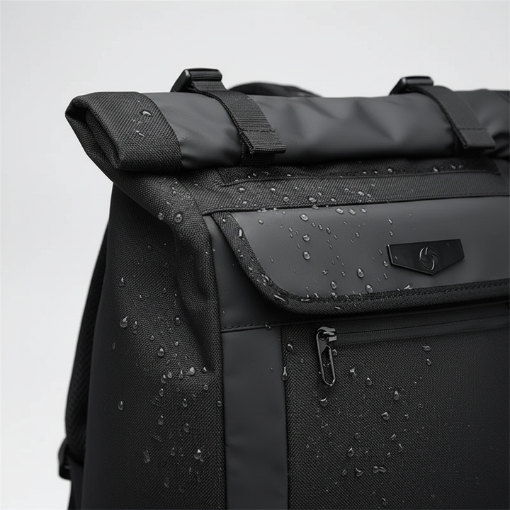 Large capacity 50L men's waterproof rucksack, perfect for travel, camping, and outdoor exploration.