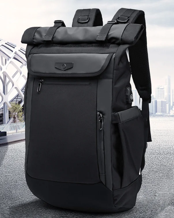 Versatile 50L men's outdoor backpack, waterproof & durable, suitable for travel, work, and sports.
