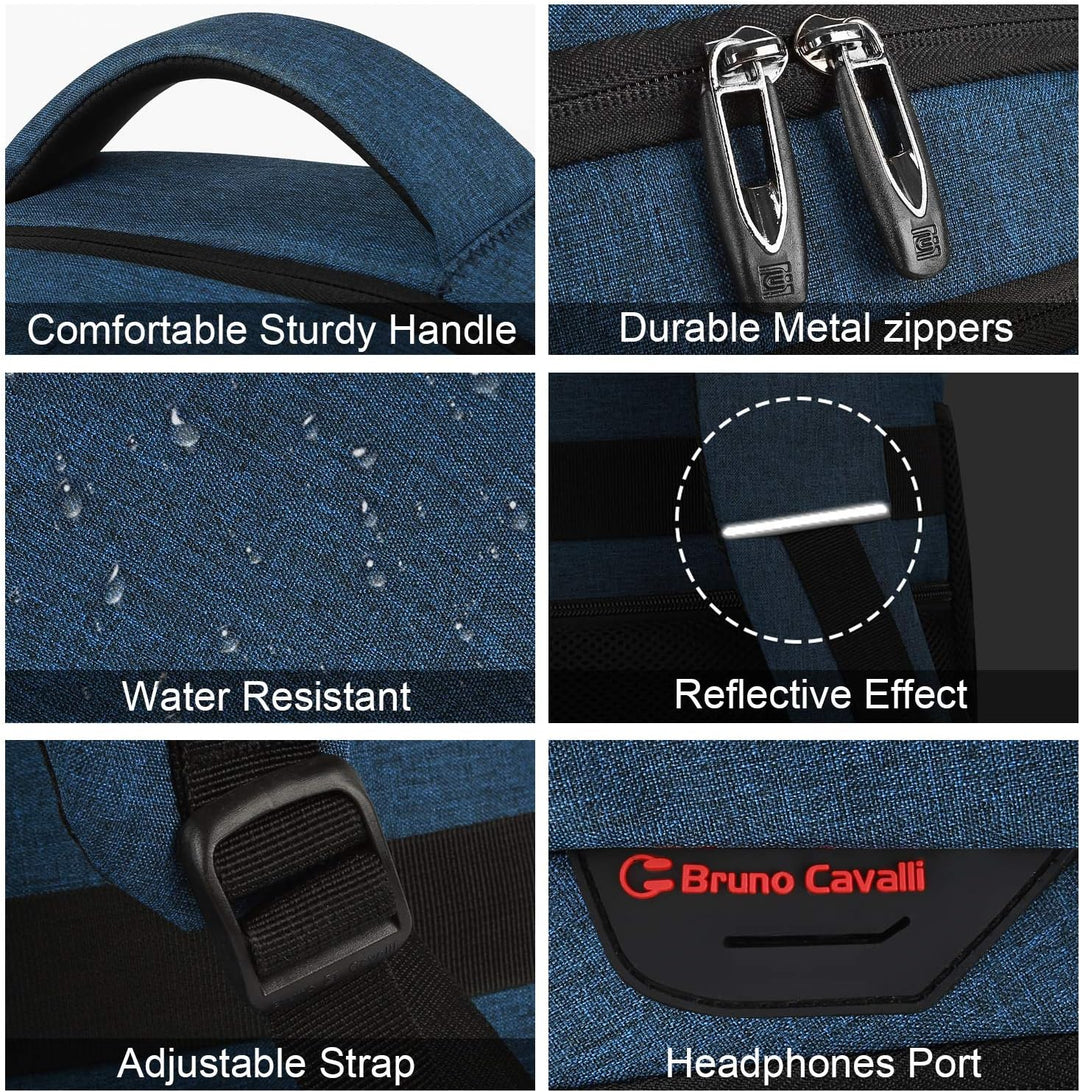 Secure waterproof anti-theft rucksack, designed to protect valuables & laptops.