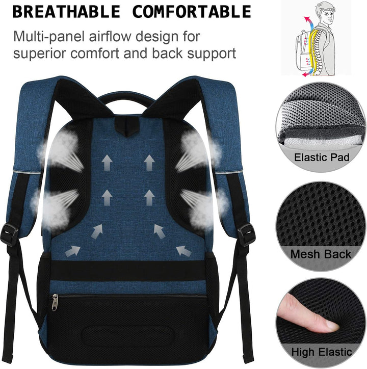 Unisex waterproof anti-theft backpack, perfect for urban and outdoor adventures.