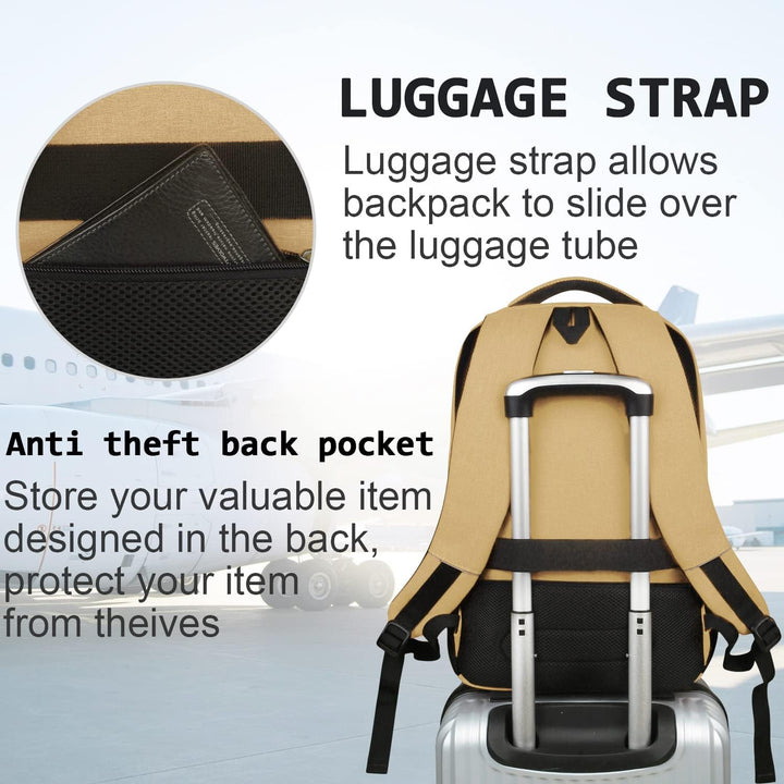 Waterproof anti-theft work bag, perfect for securing documents & electronic devices.