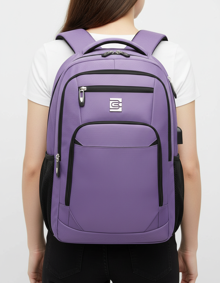 Compact yet spacious waterproof anti-theft backpack for daily essentials.