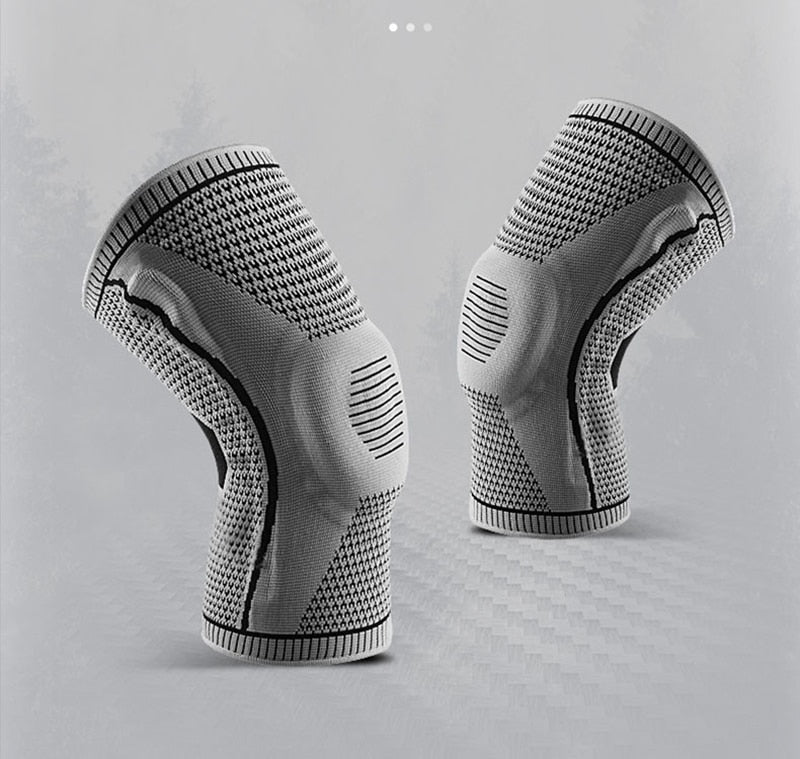 Leg support: unisex adjustable knee brace for runners & active individuals.