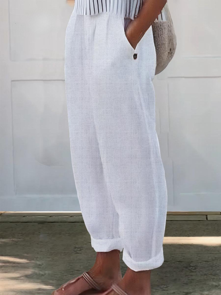 Women's casual wide leg pants for comfortable everyday style.