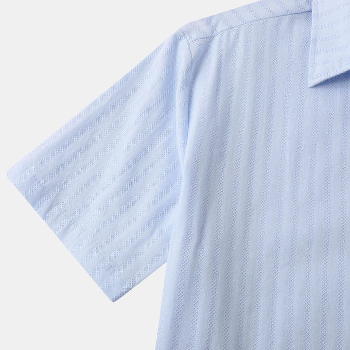 Men's versatile short sleeve button-down shirt. Smart casual, collared, with a chest pocket. Great for everyday.