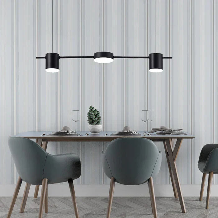 Drum shade LED ceiling lamp, modern design, adjustable for versatile interior illumination.