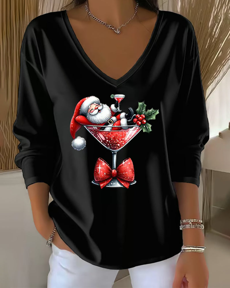 Elegant Women's Sylvie V-Neck Top. Comfortable & flattering short sleeve for versatile everyday style.