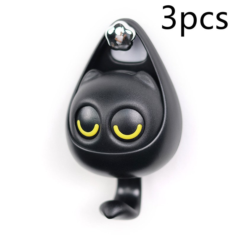 Unique cat eye design adhesive hook. A no drill coat holder for modern homes.