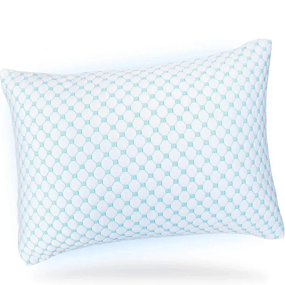 Unisex adjustable cooling sleep pillow for personalized comfort & support. Ideal for all sleep positions.