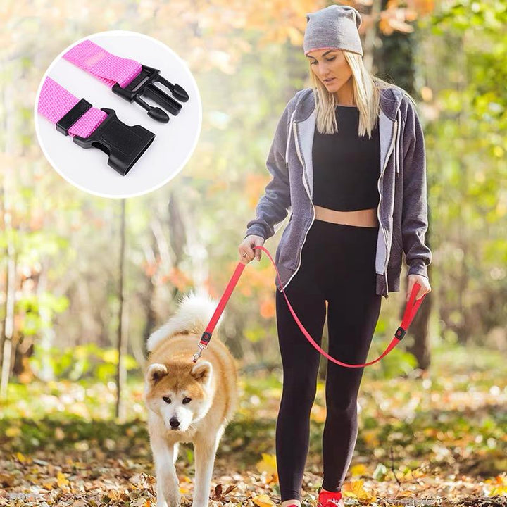 Keep your dog safe and secure with this adjustable car safety leash.