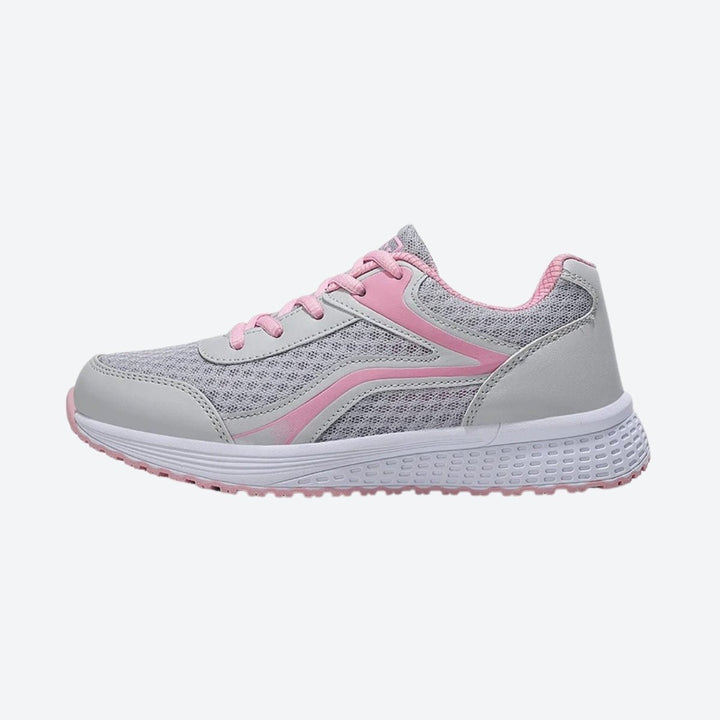 Purple Women's Air Flex comfortable athletic sneakers with superior breathability.