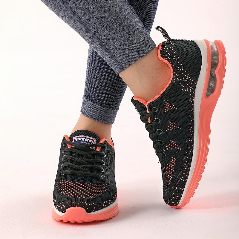 Women's lightweight walking sneakers with arch support & ultimate comfort.