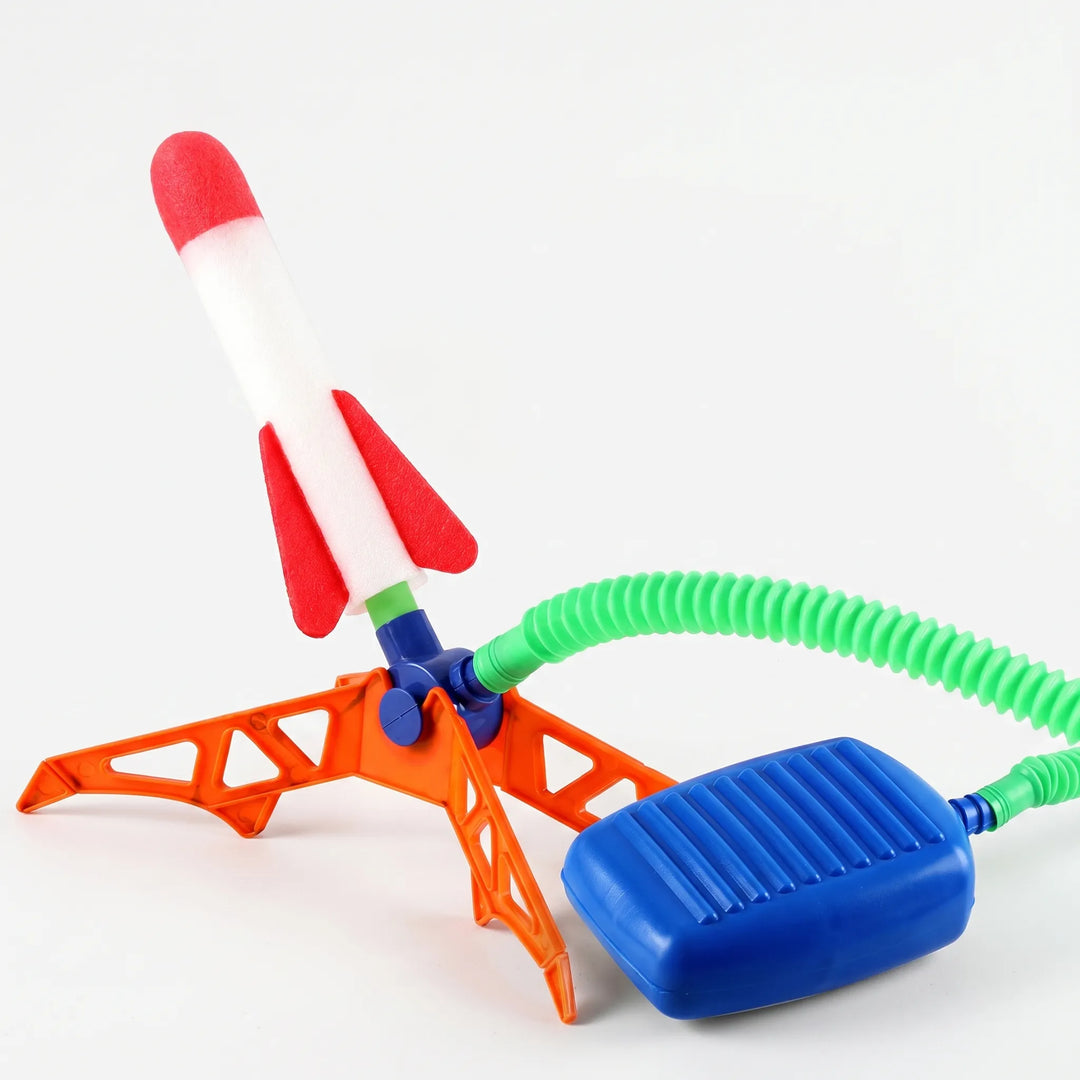 Kids' Air Powered Rocket Launch Toy providing endless outdoor active play and family entertainment.