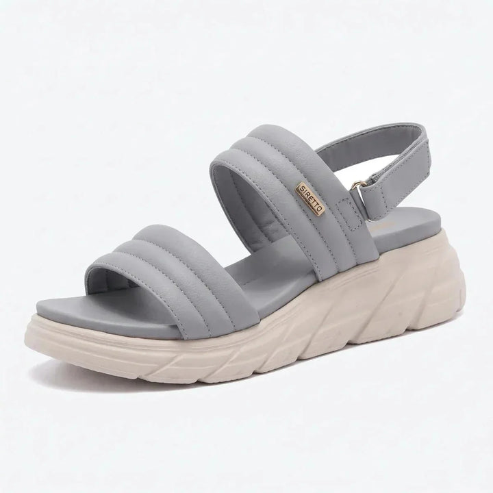 Foot pain relief women's sandals, with robust arch support for active lifestyles.