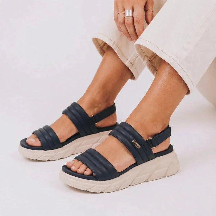 Casual women's orthopedic sandals, designed for foot pain relief & walking comfort.