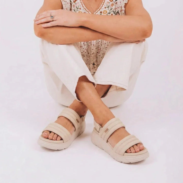 Durable women's arch support sandals, perfect for walking and daily activities.