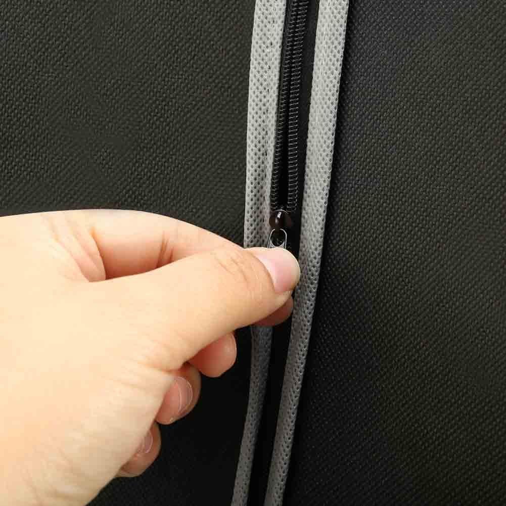 Value 10-pack breathable clothes storage sleeves with clear window. Organize & protect your wardrobe; perfect for travel bags.
