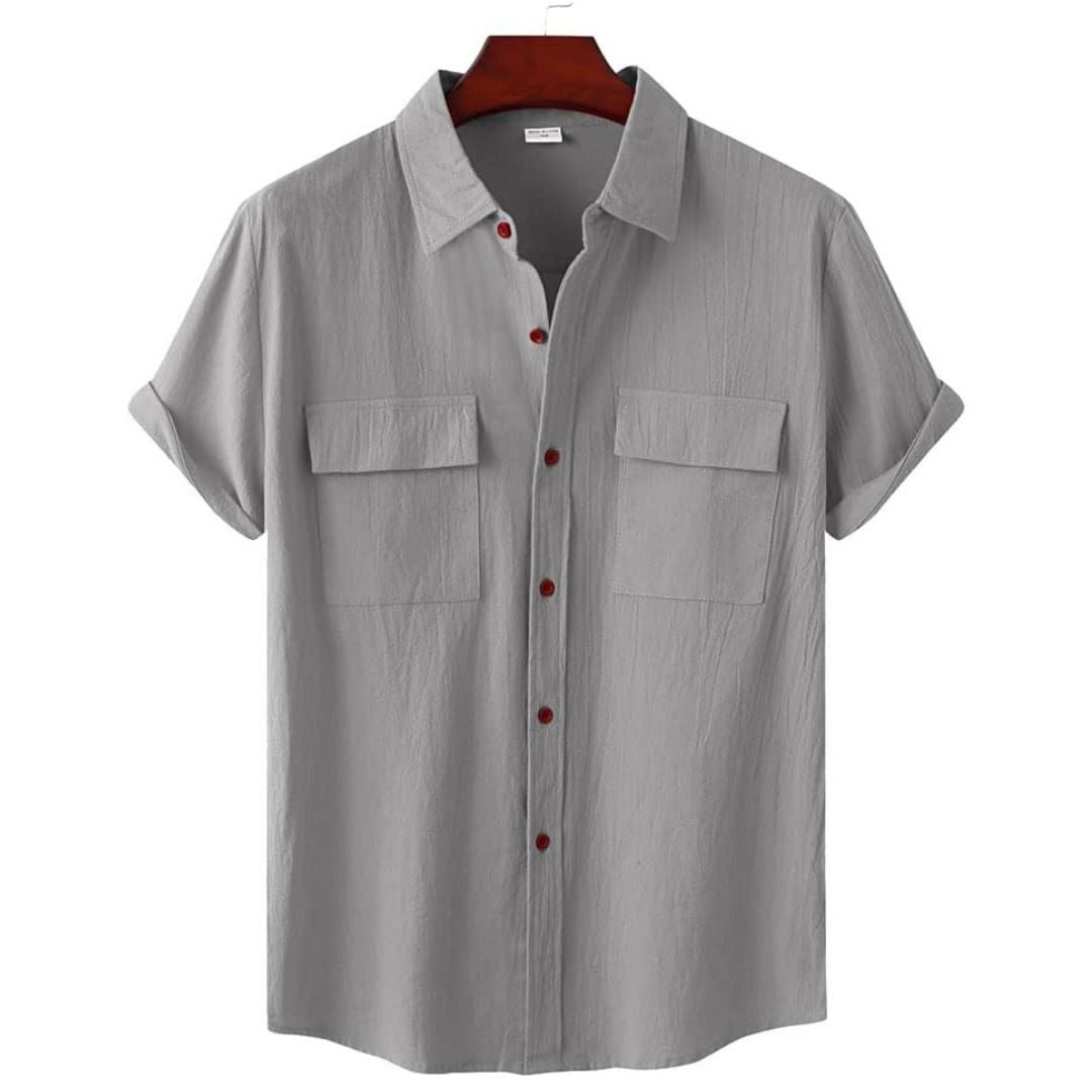 Women's casual short sleeve top, the versatile Annie blouse for comfortable summer style.