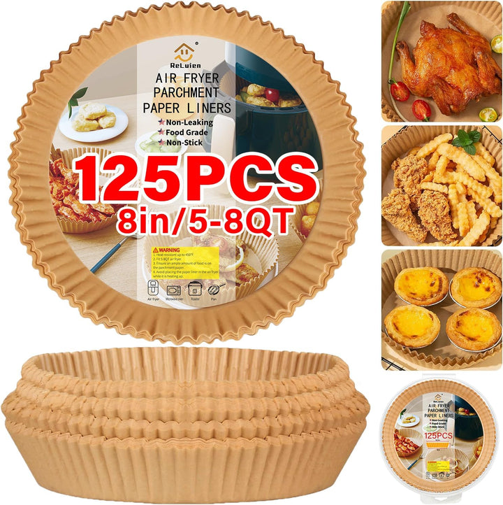 Mess-free cooking with EasyCrisp disposable non-stick air fryer liners. Fast cleanup!