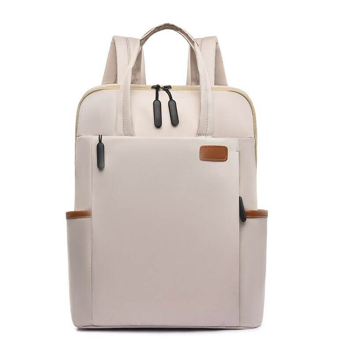 Secure women's anti-theft backpack, water-resistant for travel & daily use, protects valuables.