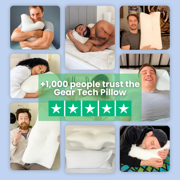 Unisex ergonomic anti-snore pillow, a memory foam sleep aid offering excellent neck support for quieter nights.