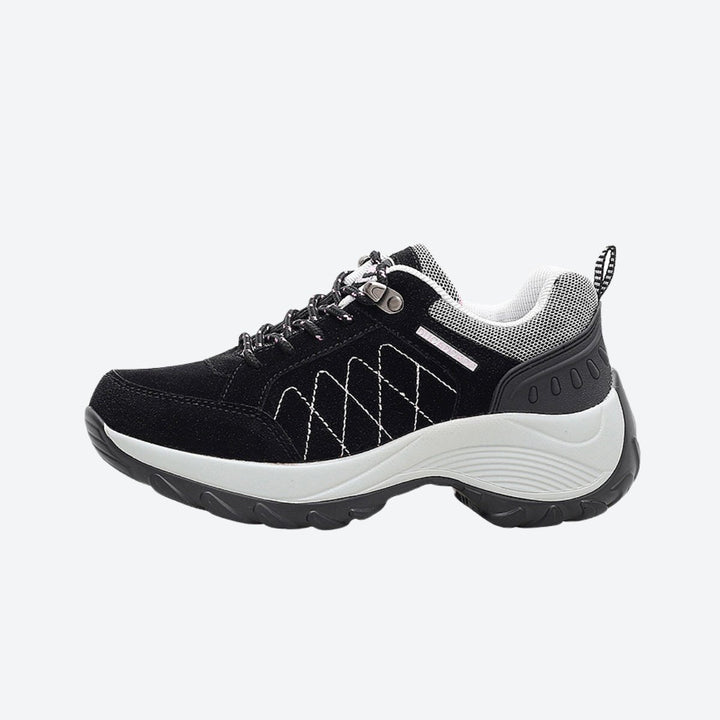 Women's purple arch support sneakers for all-day comfort & casual walking.