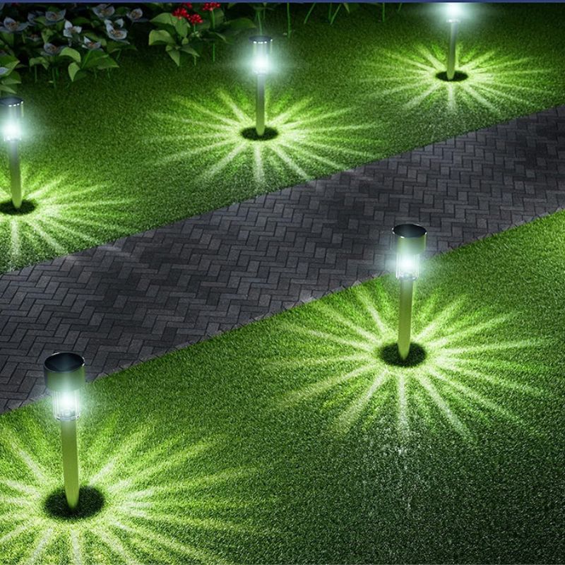 Weather-resistant solar garden lights, energy-efficient LED accent lighting for sustainable outdoor living.