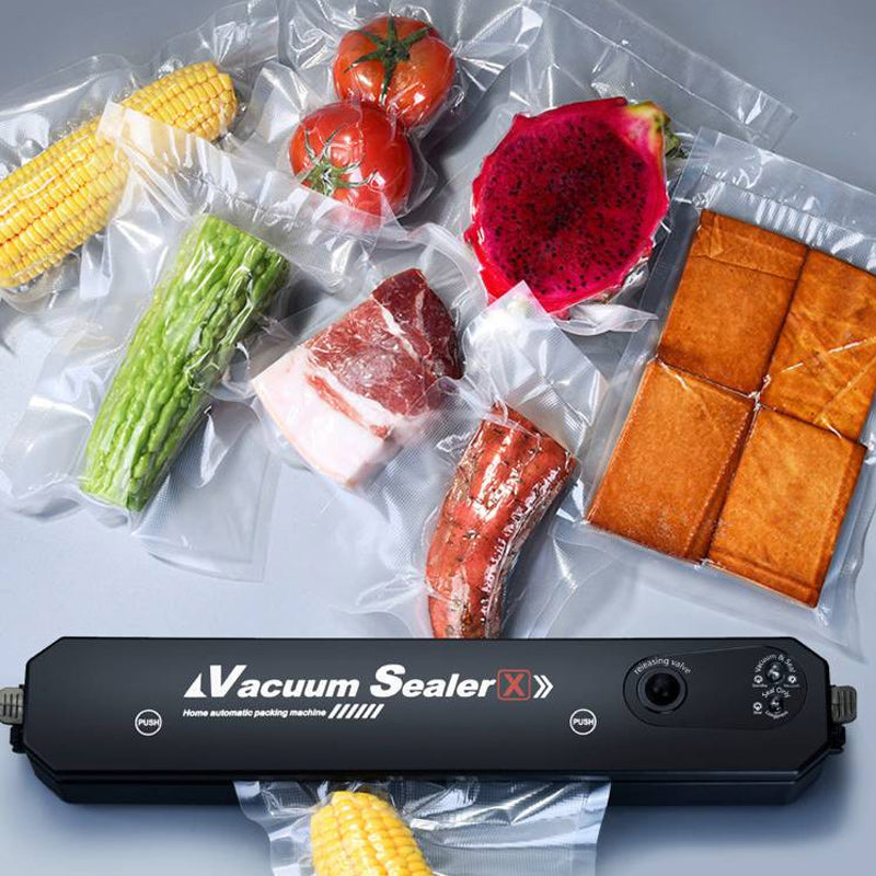 Powerful automatic vacuum sealer, designed for optimal food freshness and long-term kitchen food storage.