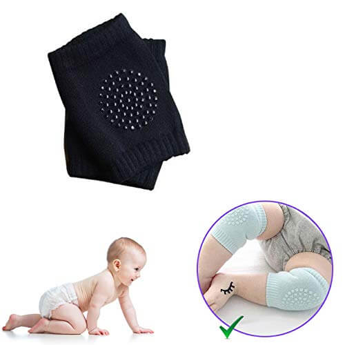 Comfortable, soft baby crawling knee pads ensure baby's comfort & knee protection during active exploration.