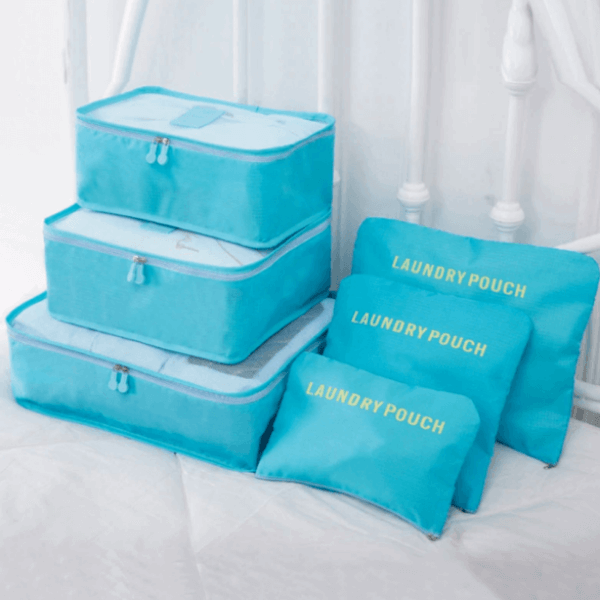 Durable luggage organizer set, perfect for stress-free packing on any trip.