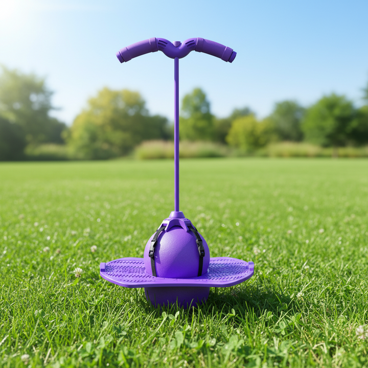 Durable kids' pogo stick jumping toy, enhancing physical activity & balance for children's outdoor fun.