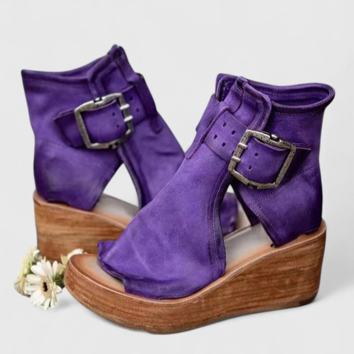 Women's orthopedic wedge sandals with arch support for ultimate comfort and foot health.