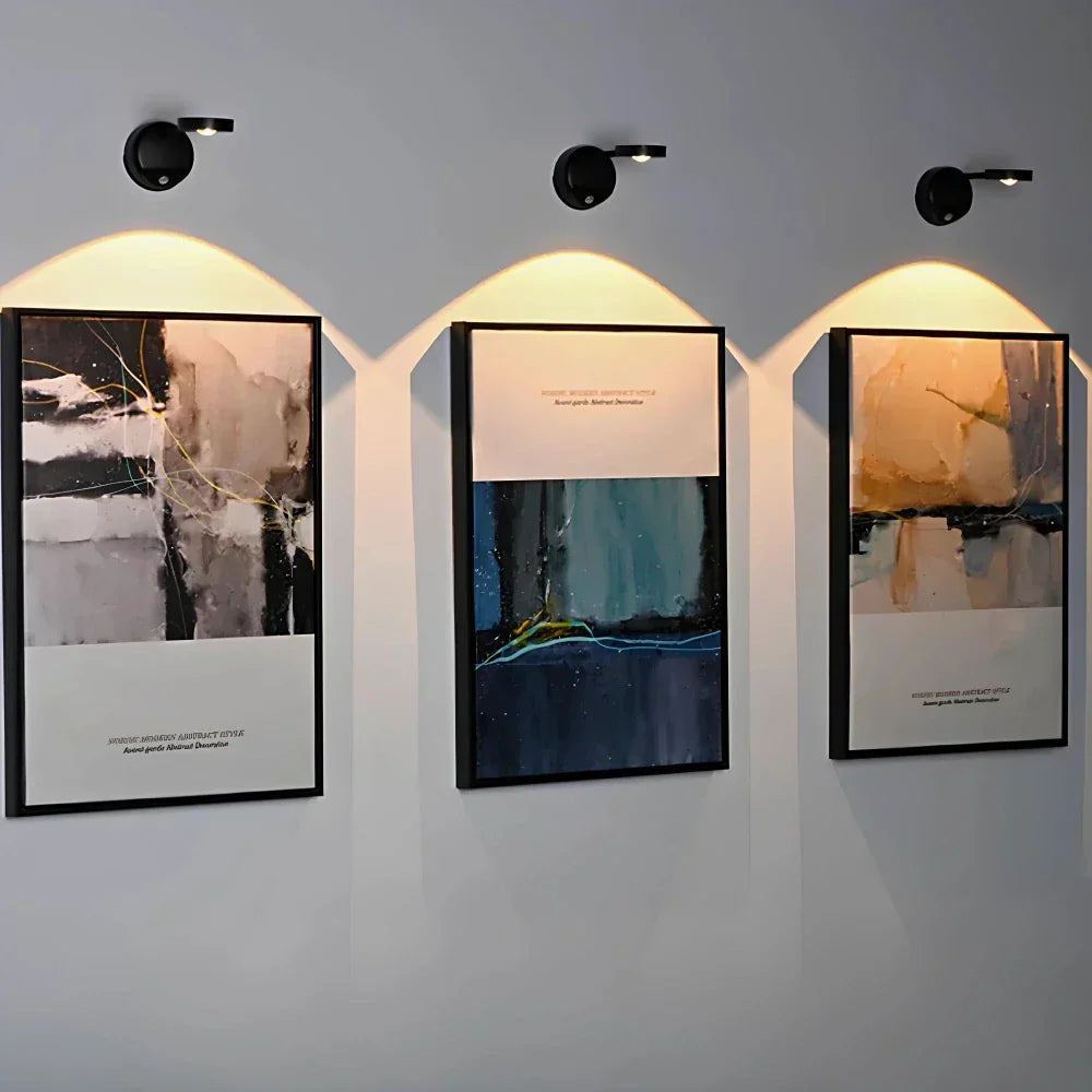 Versatile Nvroome LED motion spotlight. Wireless, adjustable & rechargeable, perfect for smart home accent light.