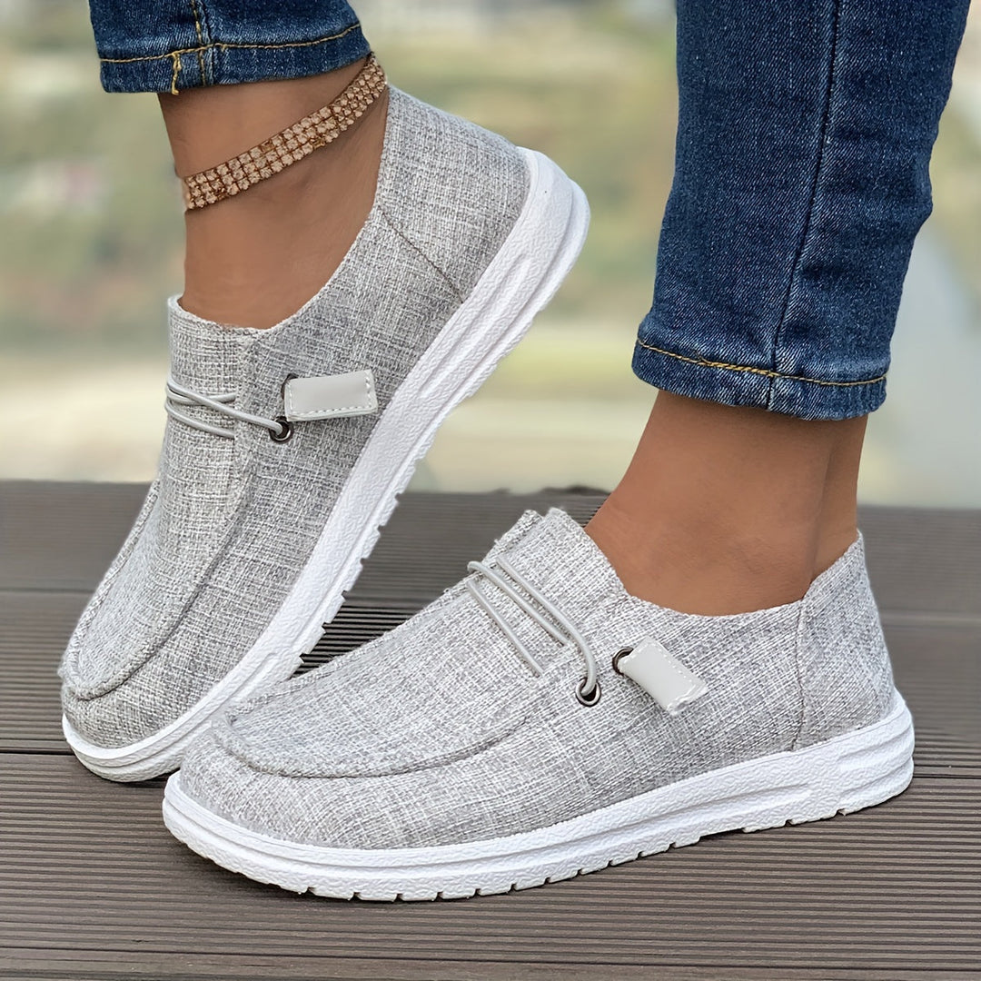 Women's lightweight slip-on shoes providing excellent orthopedic support for active comfort.