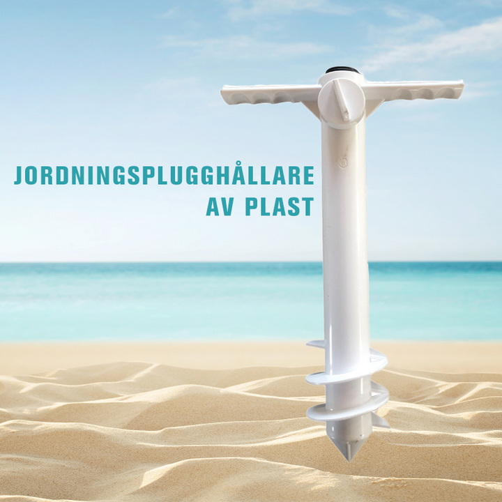 Secure your beach umbrella firmly with this wind-resistant sand anchor. Enjoy worry-free beach days.
