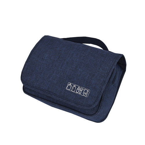 Deluxe waterproof cosmetic travel bag, a versatile hanging organizer for toiletries.