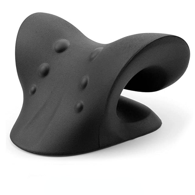 Relieve shoulder & spine pain with this Cervical Neck Traction Device. A posture corrector & muscle massager.