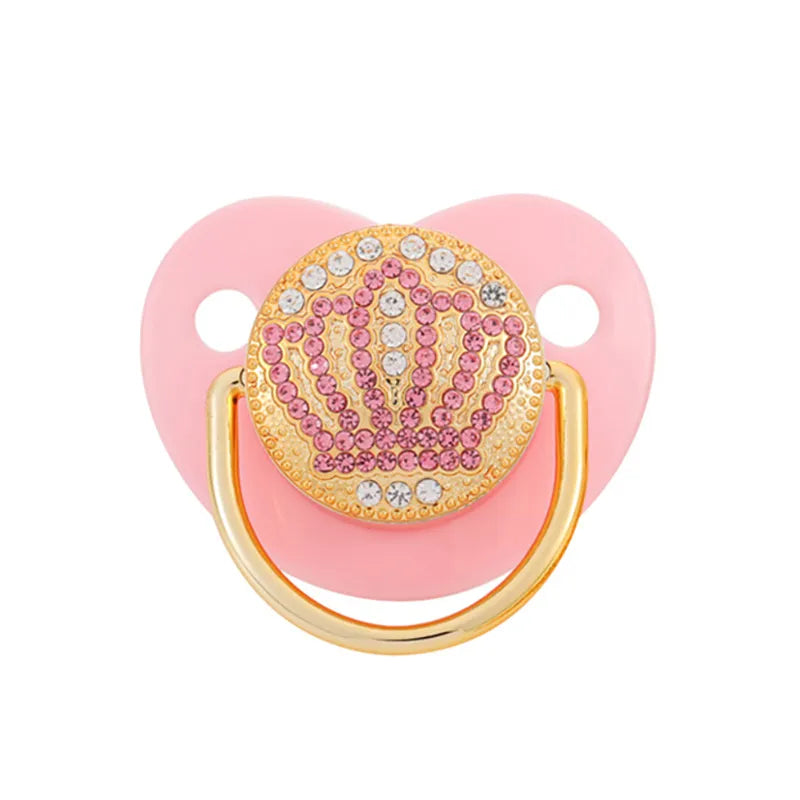 Gentle soothing silicone baby pacifier, BPA-free, perfect for infant comfort & oral development.
