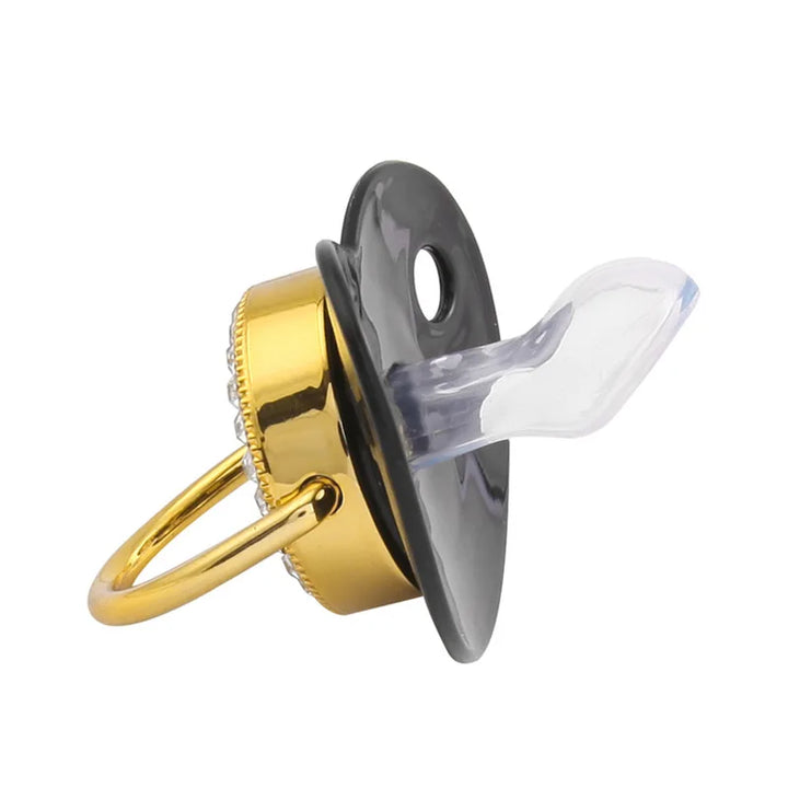Ergonomic BPA-free silicone baby pacifier, designed for gentle soothing & healthy oral development.