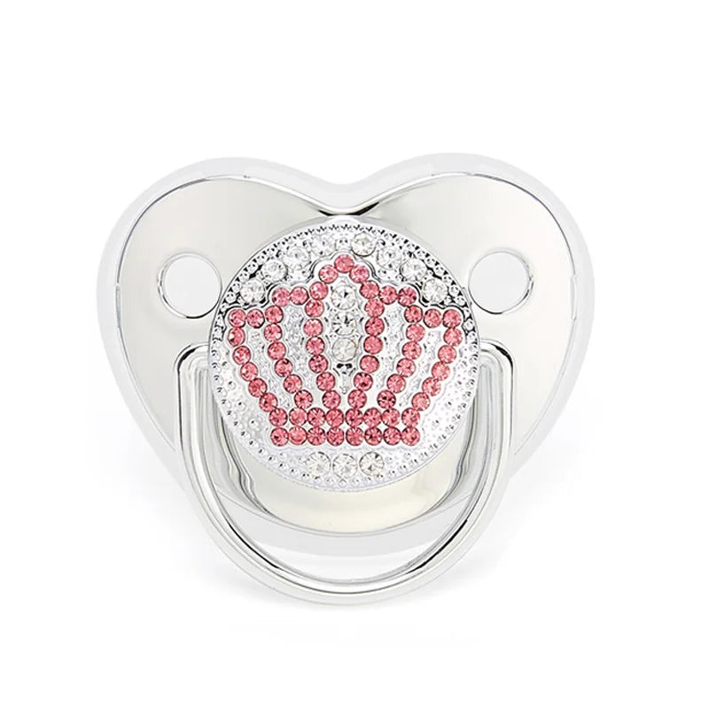 Premium BPA-free silicone baby pacifier, promoting gentle soothing & healthy oral development for infants.