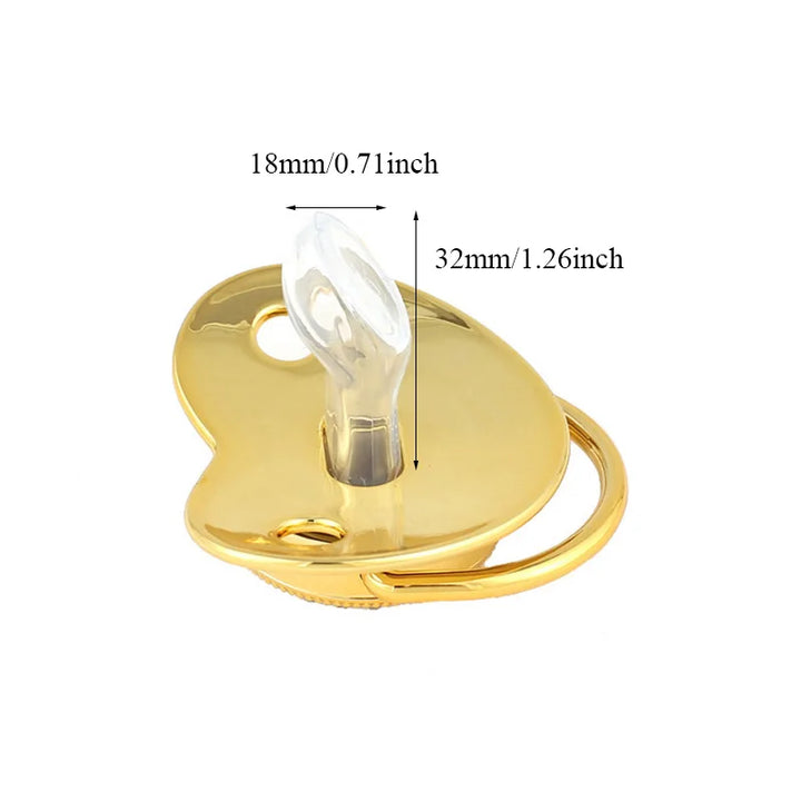 Infant silicone soother: BPA-free pacifier for gentle soothing, comfort, and oral development.