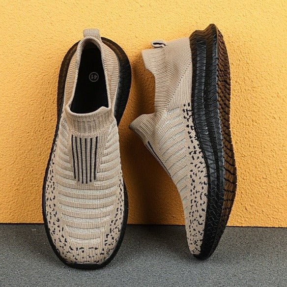 Easy wear men's slip-on comfort sneakers, perfect for walking and travel.